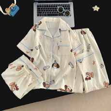 批发黛琳芬云朵棉三件套儿童<b class='q'>睡衣</b>卡通小中大童10码-XXL<b class='q'>女童</b>家居<b class='q'>服</b>