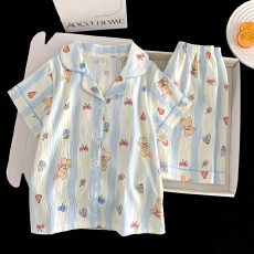 黛琳芬云朵棉儿童睡衣卡通小中大童印花8码-L男女童家居服230