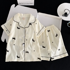 黛琳芬云朵棉儿童睡衣卡通小中大童印花8码-L男女童家居服230