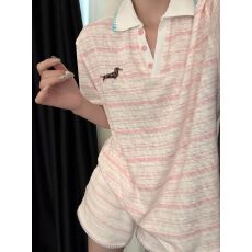 批发[黛琳芬]短袖女士睡衣服夏季新款韩系印花少女ins时尚套装批发457