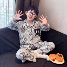 黛琳芬12-XL码16款云朵棉长袖儿童睡衣春秋季印花男女童家居服