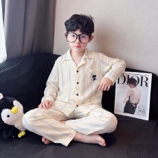 黛琳芬12-XL码16款云朵棉长袖儿童睡衣春秋季印花男女童家居服