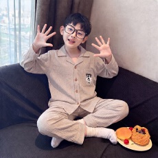 黛琳芬12-XL码16款云朵棉长袖儿童睡衣春秋季印花男女童家居服