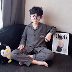 黛琳芬12-XL码16款云朵棉长袖儿童睡衣春秋季印花男女童家居服