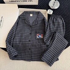 批发黛琳芬12-XL码16款云朵棉长袖儿<b class='q'>童</b>睡衣春秋季印花男女<b class='q'>童</b><b class='q'>家居服</b>
