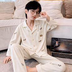 批发黛琳芬12-XL码13款仿棉长袖儿童睡衣春<b class='q'>秋</b>季印花男女童家居服274