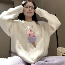 批发[黛琳芬]多款<b class='q'>珊瑚</b><b class='q'>绒</b>女士<b class='q'>睡衣</b>秋冬季保暖加厚卡通套头法兰<b class='q'>绒</b>家居服