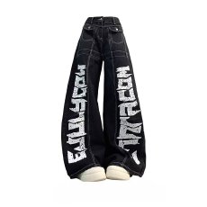 批发美式<b class='q'>运动</b><b class='q'>长裤</b><b class='q'>男</b>士春秋季宽松健身健美跑步训练裤棉阔腿休闲裤子潮