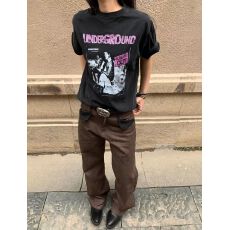 批发【直播质量 水洗黑 20支230克精梳紧密后包领 落肩<b class='q'>T</b><b class='q'>恤</b>】<b class='q'>欧美</b>人像
