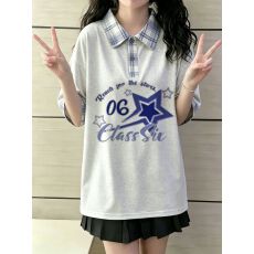 批发高品质纯棉220克19支食毛+手感超爽滑印花假两件翻领短袖POLO衫