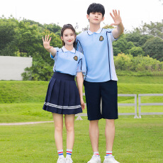 批发小学生幼儿园园服初中高中生班服校服套装中学生学院风服装批发