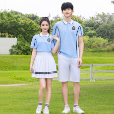 批发小学初中高中生毕业班服夏季中学生校服套装夏季短袖学院风运动会