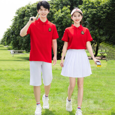 批发初中高中生毕业班服夏季中学生校服套装学院风小学运动会夏季短袖