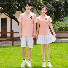 批发中学生校服套装毕业班服夏季短袖初中高中生学院风运动会服装批发