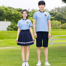 批发中学生校服套装初中高中生毕业班服夏季短袖学院风运动会服装批发