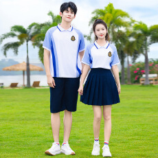 中学生校服套装学院风初中高中生毕业班服夏季运动会短袖服装批发