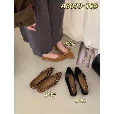 批发韩系方头平底单鞋女2026秋季新款磨砂绒面扣带玛丽珍软底<b class='q'>百搭</b><b class='q'>女鞋</b>