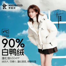 批发同款月徽情侣三防男女短双计款羽绒服