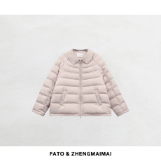 批发秋冬新款轻薄短款时尚排骨羽绒服