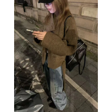 批发复古立领气质韩系百搭外套