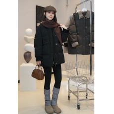 批发冬季新款百搭撞色外套