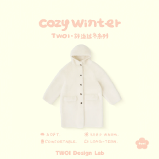 批发连帽羊羔毛大衣