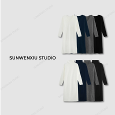 批发懒人必备针织连衣裙