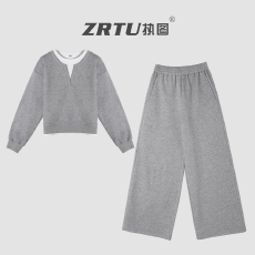 批发新款休闲运动两件套