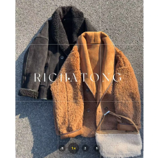 批发羊毛双面穿外套