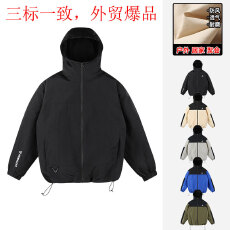 钩子家ACG情侣外套女冬新户外连帽夹克外套