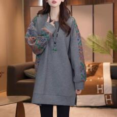 批发已出货~设计感立领半拉链加绒卫衣秋冬款松紧收腰时尚百搭上衣