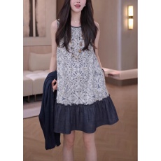 批发复古国风印花<b class='q'>中长款</b>显瘦连衣裙女2026夏新款时尚气质休闲背心裙子