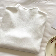 批发糯奶fufu半高领毛衣女内搭<b class='q'>打底衫</b>春秋冬季<b class='q'>加绒</b>加厚针织衫上衣女