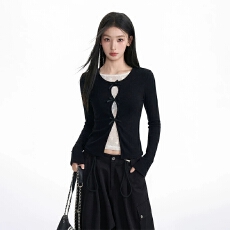 批发原版1:1,直播品质款/韩系假两件镂空<b class='q'>蕾丝</b><b class='q'>t</b><b class='q'>恤</b>修身内搭打底衫上衣