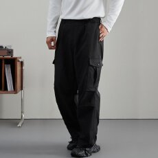 批发爆款新款潮流宽松直筒伞兵工装裤男士跨境专供无性别户外休闲长裤