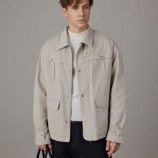 批发新款<b class='q'>冬</b>季男士夹克棉服英式工装多口袋休闲宽松百搭品质外套