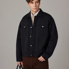 批发2025年<b class='q'>冬</b>季新款轻奢男士夹克高端品质时尚百搭棉服加厚外套