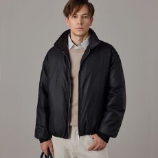 批发<b class='q'>秋</b>冬时尚百搭男女同款白鸭绒羽绒服宽松简约休闲保暖上衣夹克外套