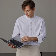 批发数据款<b class='q'>长袖</b>纯棉<b class='q'>衬衫</b>2026春季休闲百搭<b class='q'>男士</b>立领纯色<b class='q'>衬衣</b>