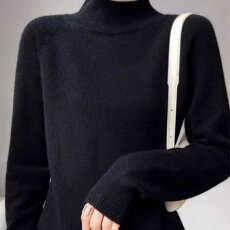 批发毛衣秋冬2026新款女半高领宽松套头打底衫<b class='q'>针织衫</b>短款保暖套头毛衣