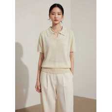 批发源头工厂2026<b class='q'>春</b>夏新款韩系方领宽松显瘦百搭针织短袖