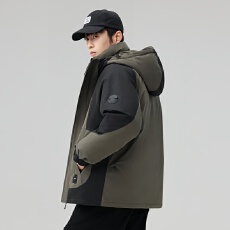 批发2025爆款男青年羽绒服 加厚重磅50新国标白鸭绒 已检测