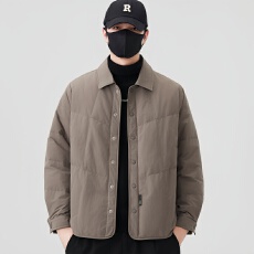 批发2025新款男士轻薄款羽绒服 90白鸭绒新国标 已检测