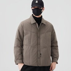 批发2025新款<b class='q'>男士</b>轻薄款羽绒服 90白鸭绒新国标 已检测