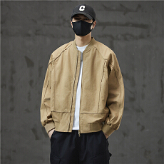 2025男士新款短款棒球领夹克外套 四季A119-夹克  P125