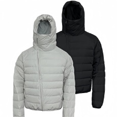 2025新款设计90白鸭绒 国潮排骨服情侣款羽绒服