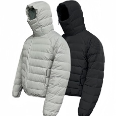 2025新款设计90白鸭绒 国潮排骨服情侣款羽绒服