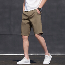 批发高品质短裤男士夏季薄款休闲纯色五分裤<b class='q'>修身</b>外穿百搭男装中裤