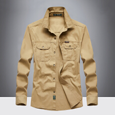 批发<b class='q'>衬衫</b>男长袖薄款高级感春夏季纯棉休闲宽松美式工装<b class='q'>衬衣</b>