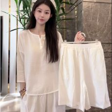 批发【短裤中袖】新款夏休闲风2026<b class='q'>妈妈</b><b class='q'>套装</b>新中式原宿时尚简约两件套